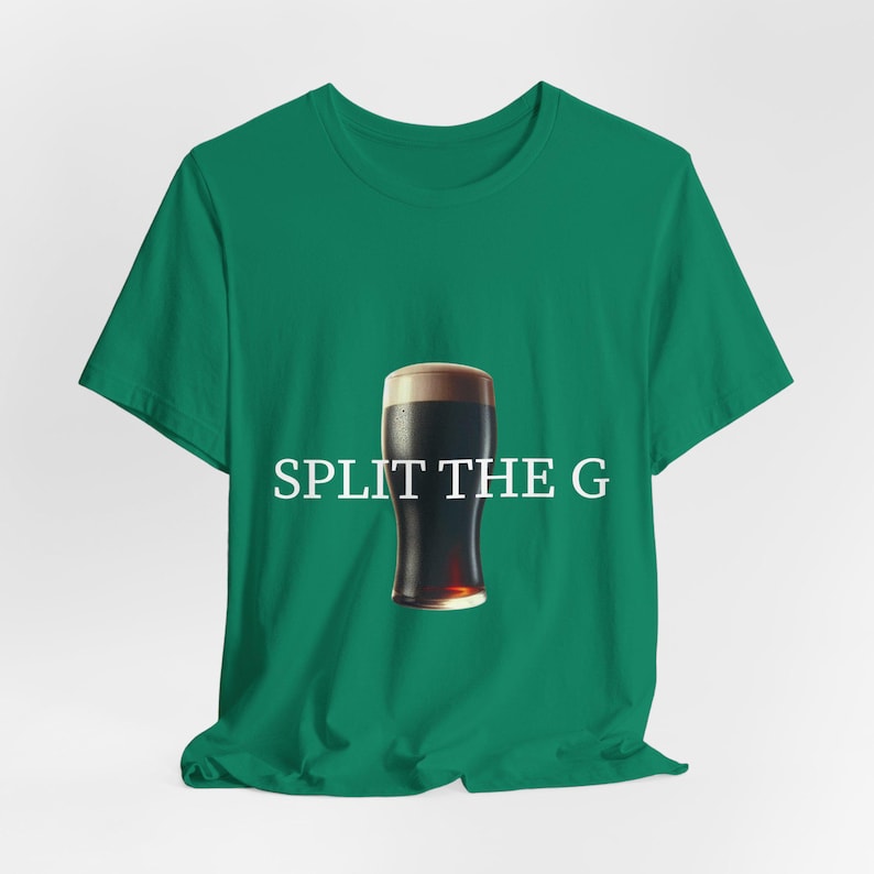 Split the G Funny Unisex Tee, Paddys Day drinking team tee, Guinness Love St. Patricks days shirt, perfect gift for beer lover, Irish shirt image 9