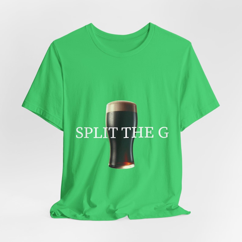Split the G Funny Unisex Tee, Paddys Day drinking team tee, Guinness Love St. Patricks days shirt, perfect gift for beer lover, Irish shirt image 7