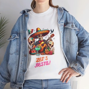 Joli tshirt Cinco De Mayo - Célébrer la fête mexicaine - Cadeaux artisanaux d&#39;inspiration mexicaine - Amigos Cinco De Mayo - Margarita Time Bitchachos