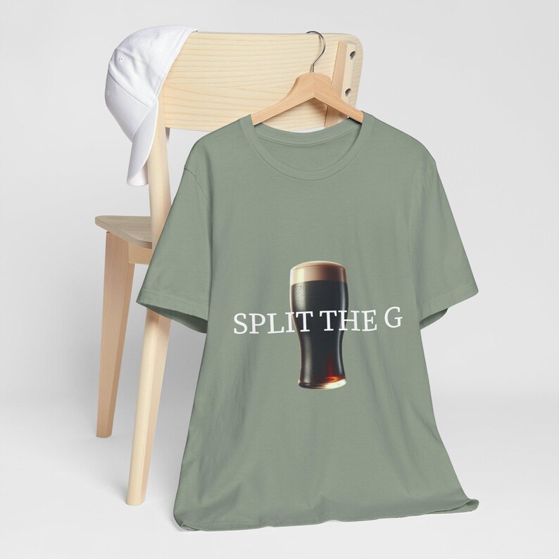 Split the G Funny Unisex Tee, Paddys Day drinking team tee, Guinness Love St. Patricks days shirt, perfect gift for beer lover, Irish shirt image 6