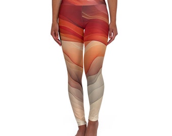 Leggings de yoga taille haute - Leggings confortables pour femme - Vêtements de sport et de détente - Pantalons de yoga personnalisés - Non transparent - Ultra doux