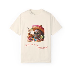 Tshirt drôle de Cinco De Mayo - célébrer la fête mexicaine - cadeaux d&#39;inspiration mexicaine fabriqués à la main - Amigos de Cinco De Mayo - Margarita Time Bitchachos