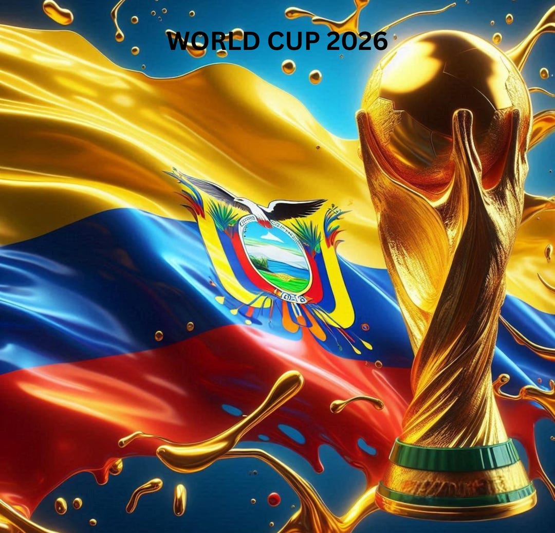 FIFA World Cup 2026 Ecuador Wall Art Poster Digital Download-ecuador ...
