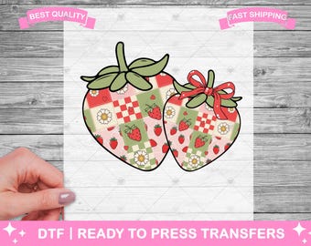 Summer Strawberry Camo DTF Transfers, Prints, Ready To Press Shirt Transfers, Strawberry Summer Heat Transfers, Iron On Transfer, Shirt DTF