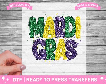 Mardi Gras Paint Splash DTF Transfers, Mardi Gras Ready To Press, Carnival Shirt Transfers, T-Shirt Transfers, Mardi Prints