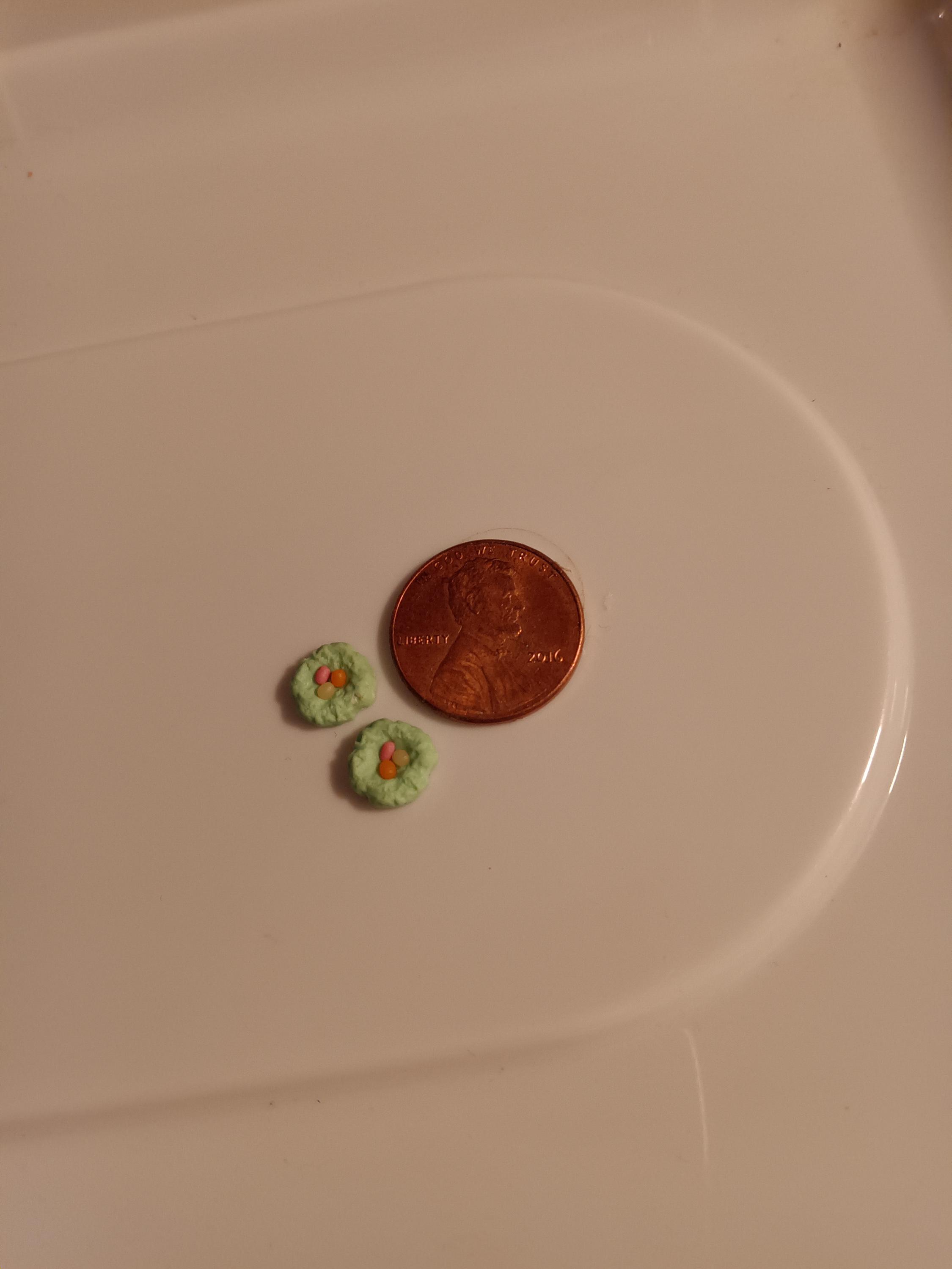 1/12 Scale Easter Candy Jelly Bean Eggs in Candy Nest Dollhouse ...