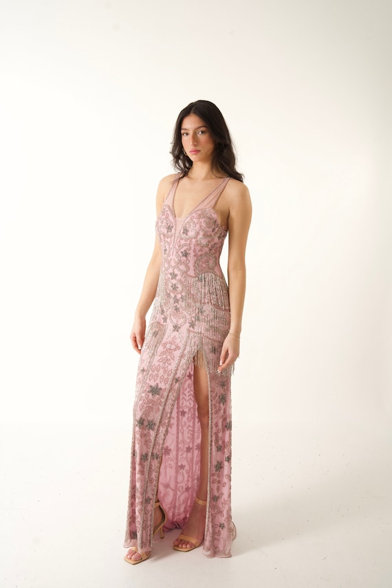 strapless open back dress Birthday Girls Asymmetric Ruffled Blush Pageant Dress Celestial 3101 Pre-Order 11-12 Years / Blush -AS in The Picture (MistyRose)
