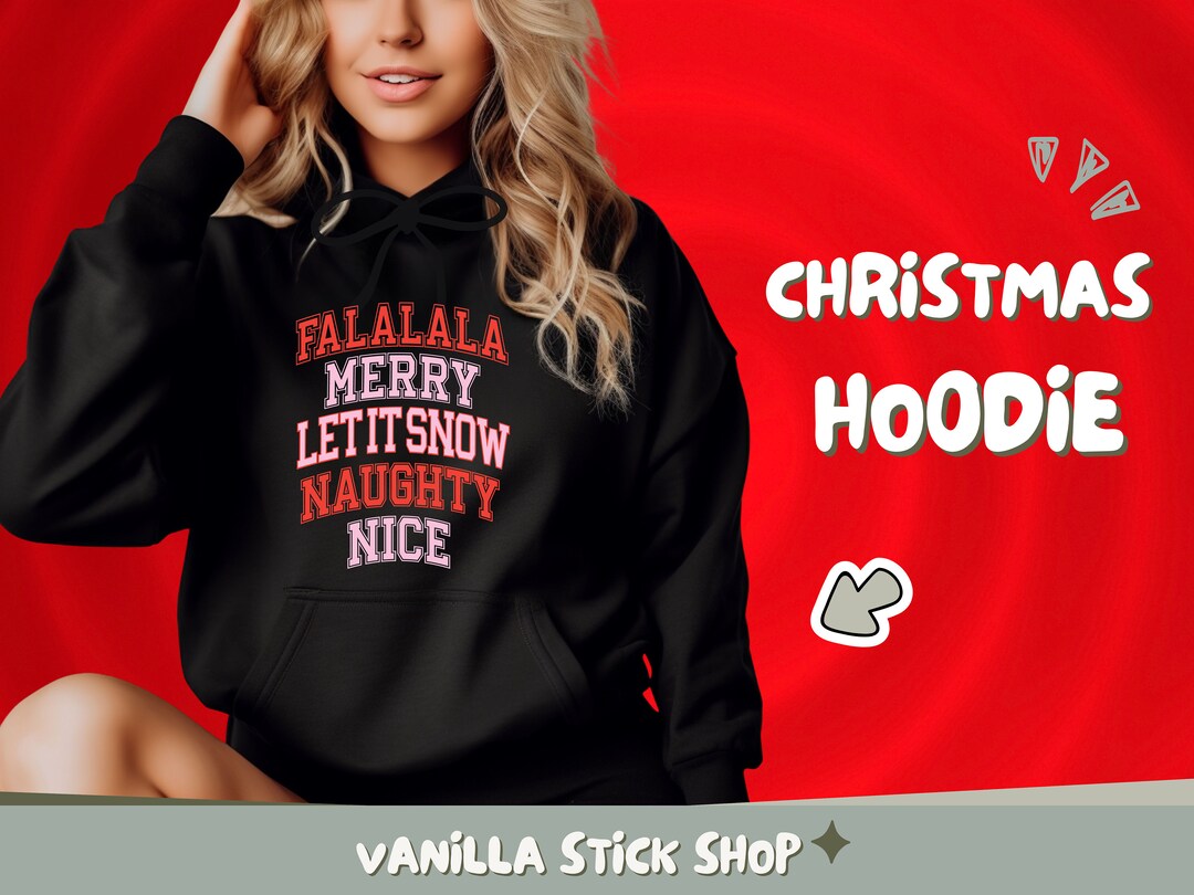 Women’s Cropped Winter Hoodie – Snowy Mountain Night Print & “Keep Calm and Let It Snow” Design