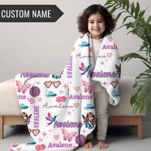 Custom Swift Inspired Blanket For Girls Custom Name on Blanket Taylor Merch Gift Christmas Gift for Room Decor Swift Throw Personalized Gift