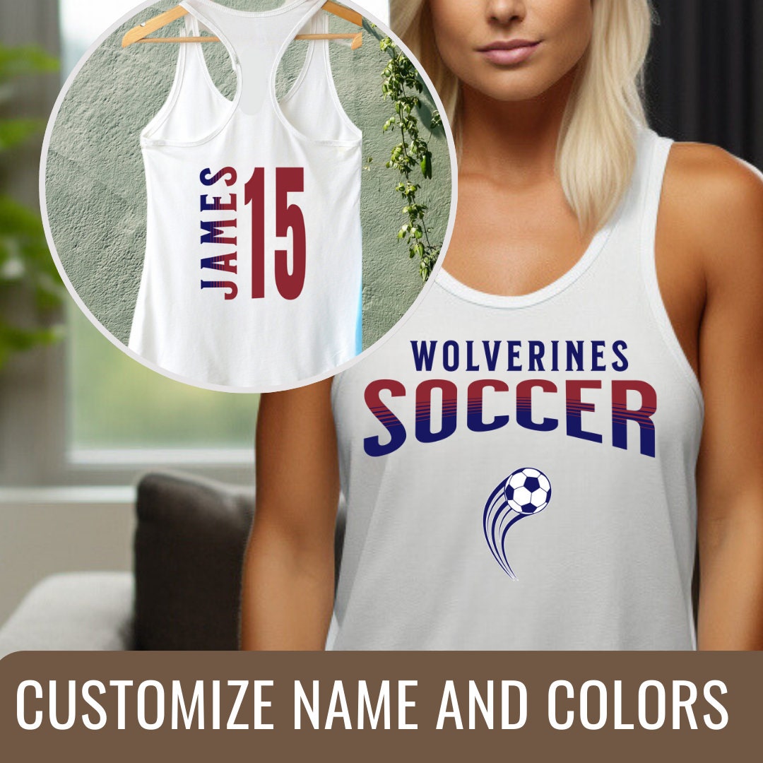 Soccer Pattern Print Women Long Robe
