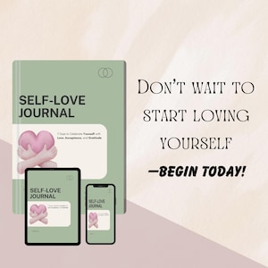 7-Day Self-Love Journal Printable Digital Guided Prompts Affirmations Reflection & Self-Care for Confidence Healing and Inner Growth PDF