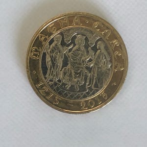 2015 Magna Carta Two Pound Coin Circulated - Free Post