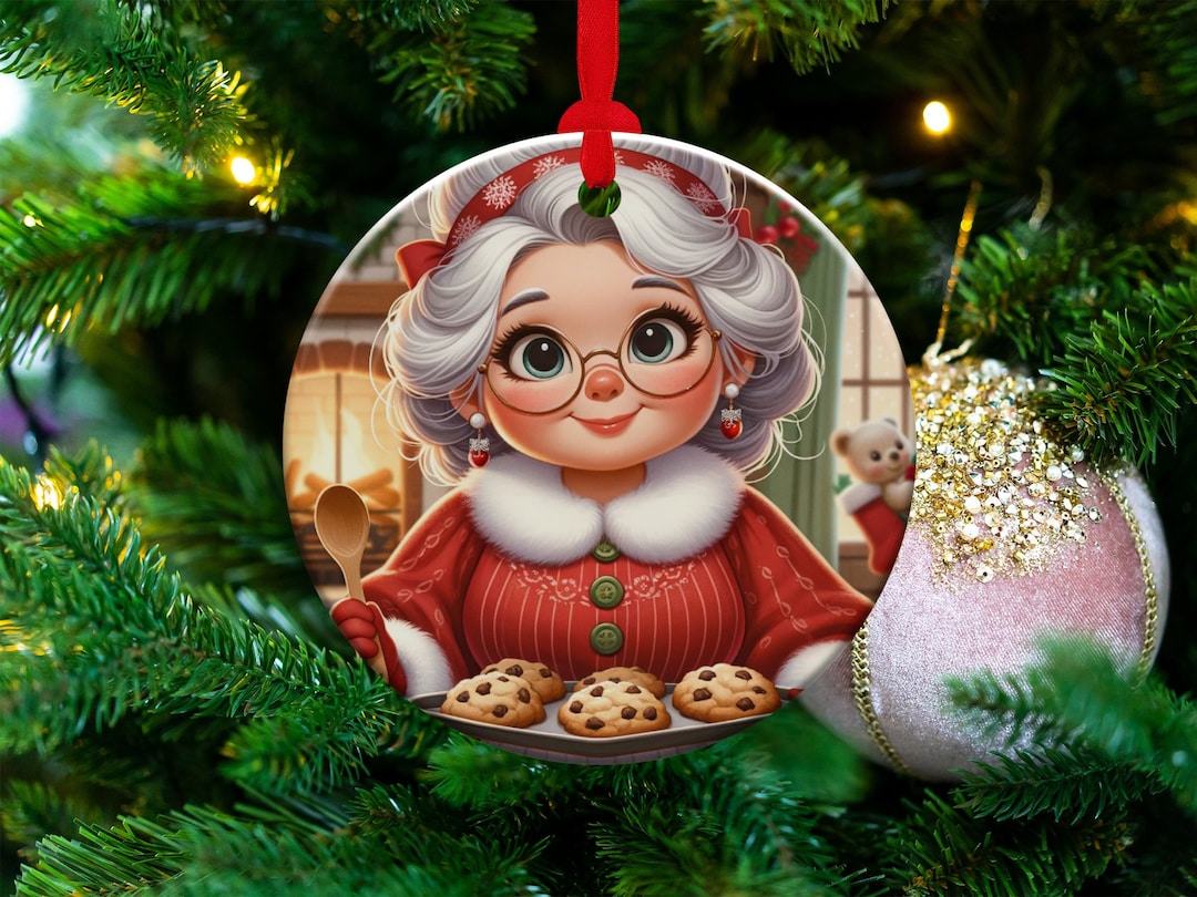 Mrs. Claus Ornament, Mrs Claus Christmas Ornament, First Christmas as ...