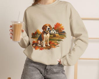 Sudadera con estampado de beagle para clima cálido