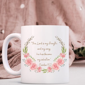 Bible Verse Mugs 11 oz Christian Mug Bible Study gift Religious Gifts Christian Coffee Mug