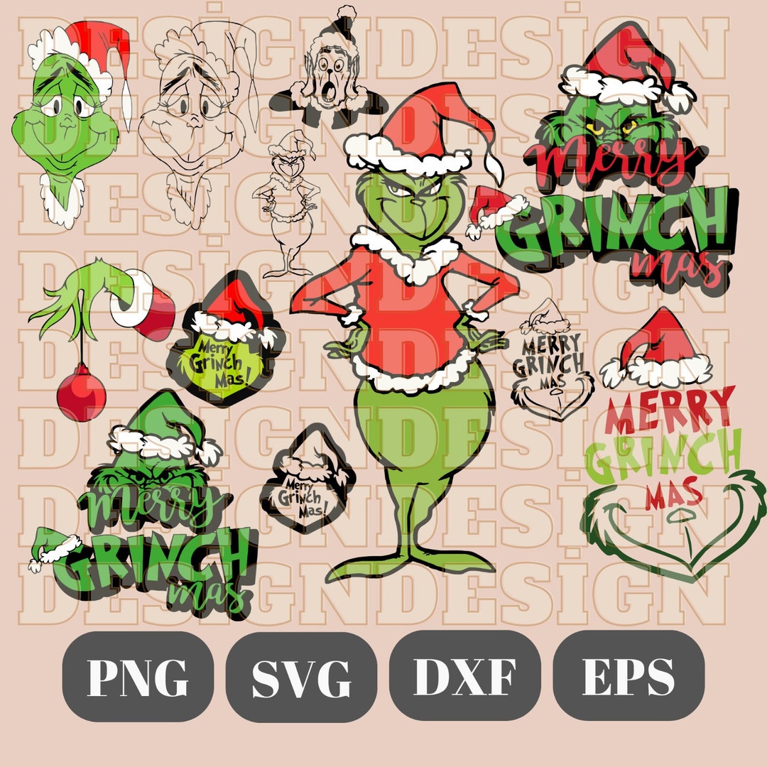 Merry Grinchmas Svg, Christmas Svg, Holiday Svg, Cricut for Svg