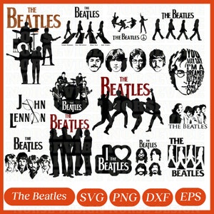 The Beatles Svg Bundle, The Beatles Cut Files, The Beatles Clip Art, The Beatles Vector, The Beatles Rock Svg,John Lennon Svg,Rockn Roll svg