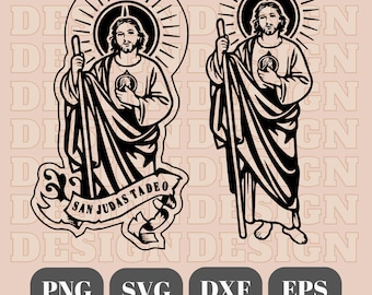 saint judas thaddeus svg, San Judas Silhouette, San judas tattoo svg png, st judas prayer svg, religion svg, San Judas Svg, Jesus Cut File