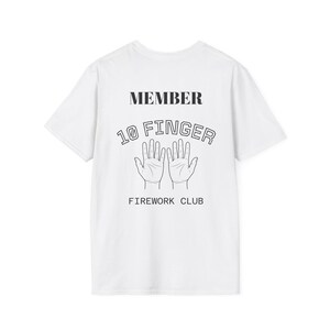 10 Finger Firework Club | Crew Tee