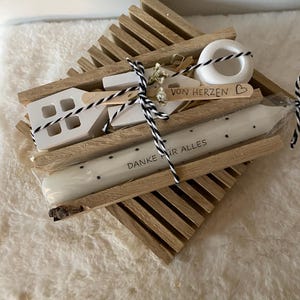 Danke für alles - Geschenkset - Dankeschön - Mitbringsel - Geschenkebox - Geschenk - Kerze - Kerzenständer - Scandistyle - Raysindeko - Box