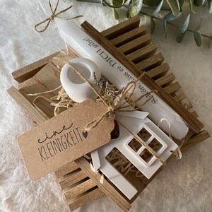 Schön, dass es Dich gibt -  Geschenkset - Dankeschön - Mitbringsel - Geschenkebox - Kerze - Kerzenständer - Scandistyle - Raysindeko - Danke