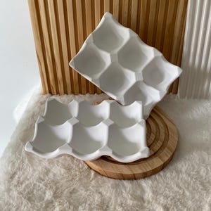 Raysin Eierhalter - Eierschachtel - Aufbewahrung für Eier - Tischdeko Ostern - Oster Eier Halter - Raysin Eier Box - Ostergeschenk - Skandi