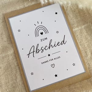 Erzieherin Geschenk ist dieser Sonnenfänger mit passender Karte