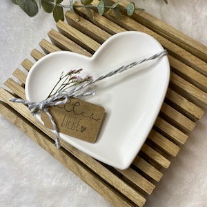 Raysin Tablet - Raysinherz - Herzschale - Betondeko - Alles Liebe - Dankeschön Geschenk - Geburtstagsgeschenk - Valentinstag - Herzschale