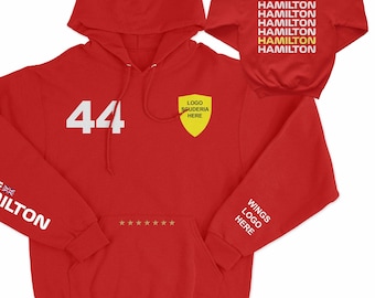 Hamilton Custom Hoodie, Hoodie 44 Driver, Gift for Hamilton Fan