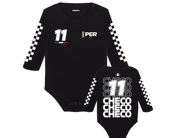 Czech 11 Baby Bodysuit 2026, Little Driver Bodysuit, Czech Fan Gift Baby Bodysuit