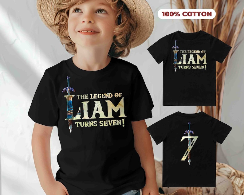 Zelda T Shirt 100% Cotton, the Legend of Zelda Birthday Tee, Link Shirt ...