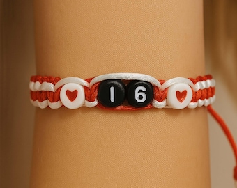 Leclerc Macrame Handmade Bracelet, Gift for Leclerc Fan, Pack of Two Bracelets