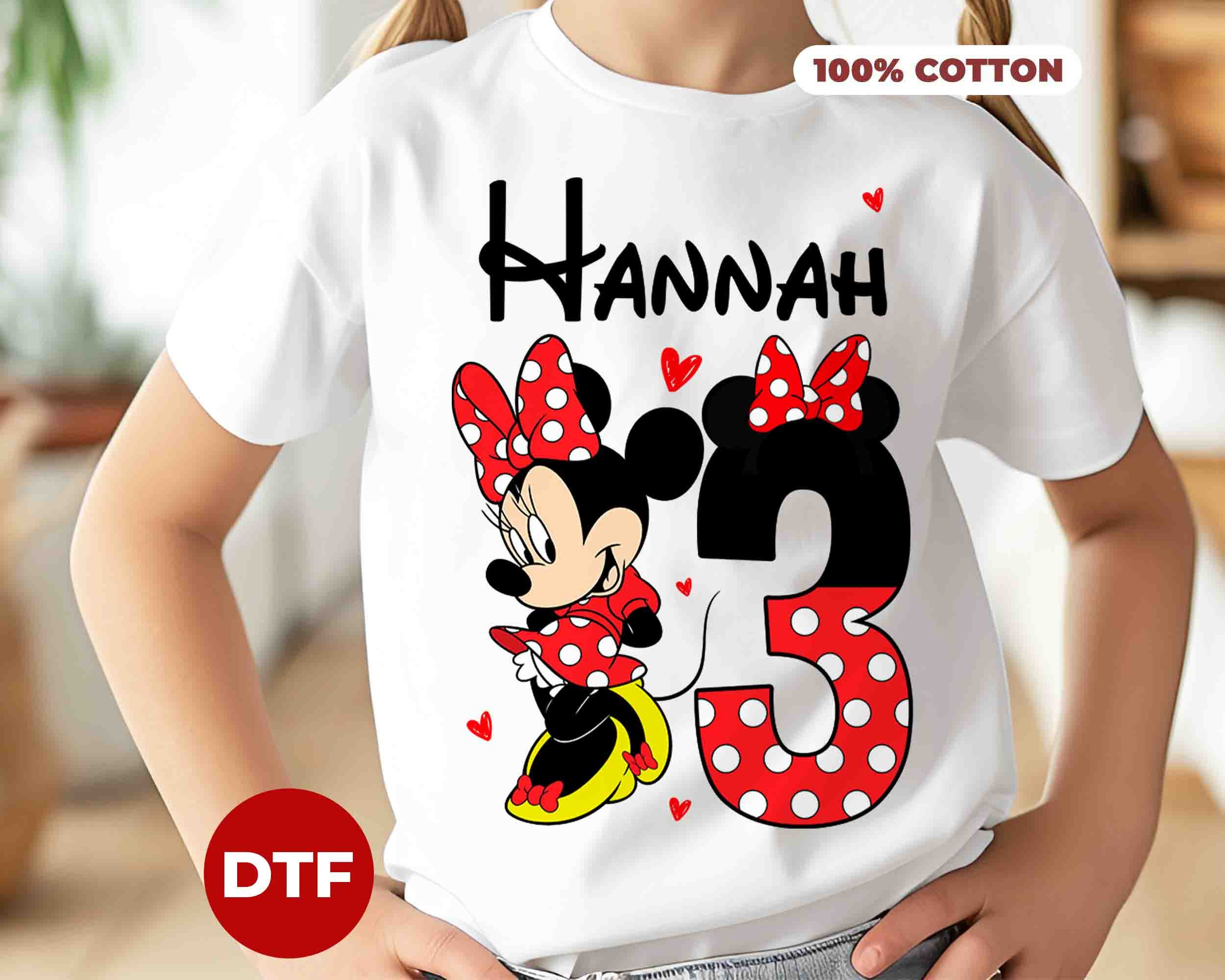 Minnie Estampados Para Camisetas De CumpleaÃ±os Camisetas