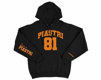 Felpa con cappuccio Piastri 81, Felpa con cappuccio Racing Piastri, Felpa con cappuccio personalizzata