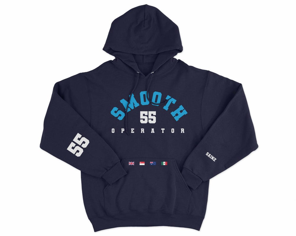 Sainz Hoodie, Racing Hoodie, Sport Custom Hoodie, Smooth Hoodie