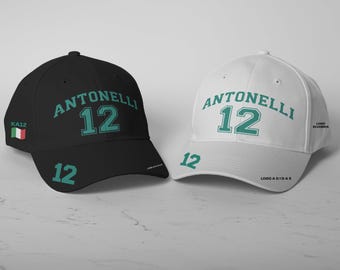Antonelli Custom Dad Hat, Dad Hat Kimi 12 Driver, Cadeau voor Kimi Fan