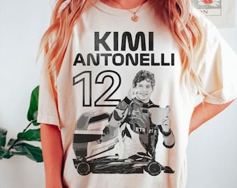 Antonelli 12 Personalized Shirt, Kimi Shirt for Kids and Adults, Gift for Kimi Fan, Driver Custom Shirt
