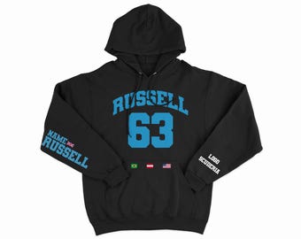 Vintage 80s Jerzees Russell Athletic Zipper Hoodie Sweatshirt