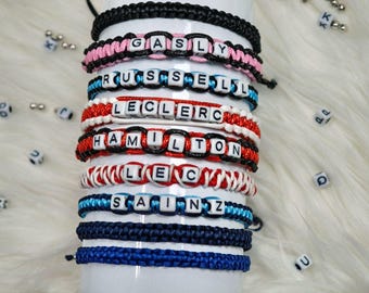 Drivers Macrame Handmade Bracelet, Gift for Drivers Fan, Any Driver