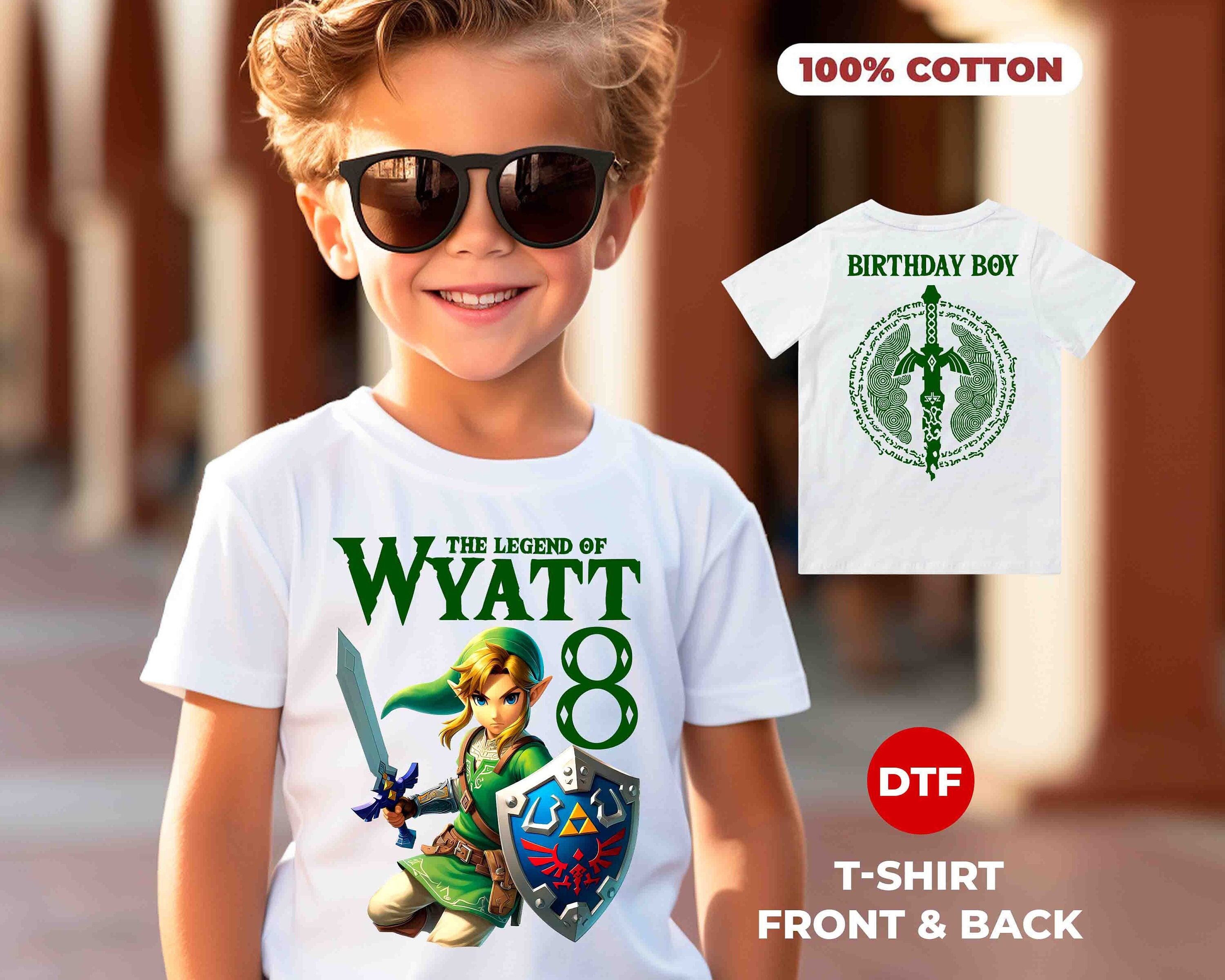 Legend Birthday Tee, Link Shirt, Birthday Boy or Girl