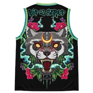 SMOKE - Recyceltes Unisex Basketball-Trikot