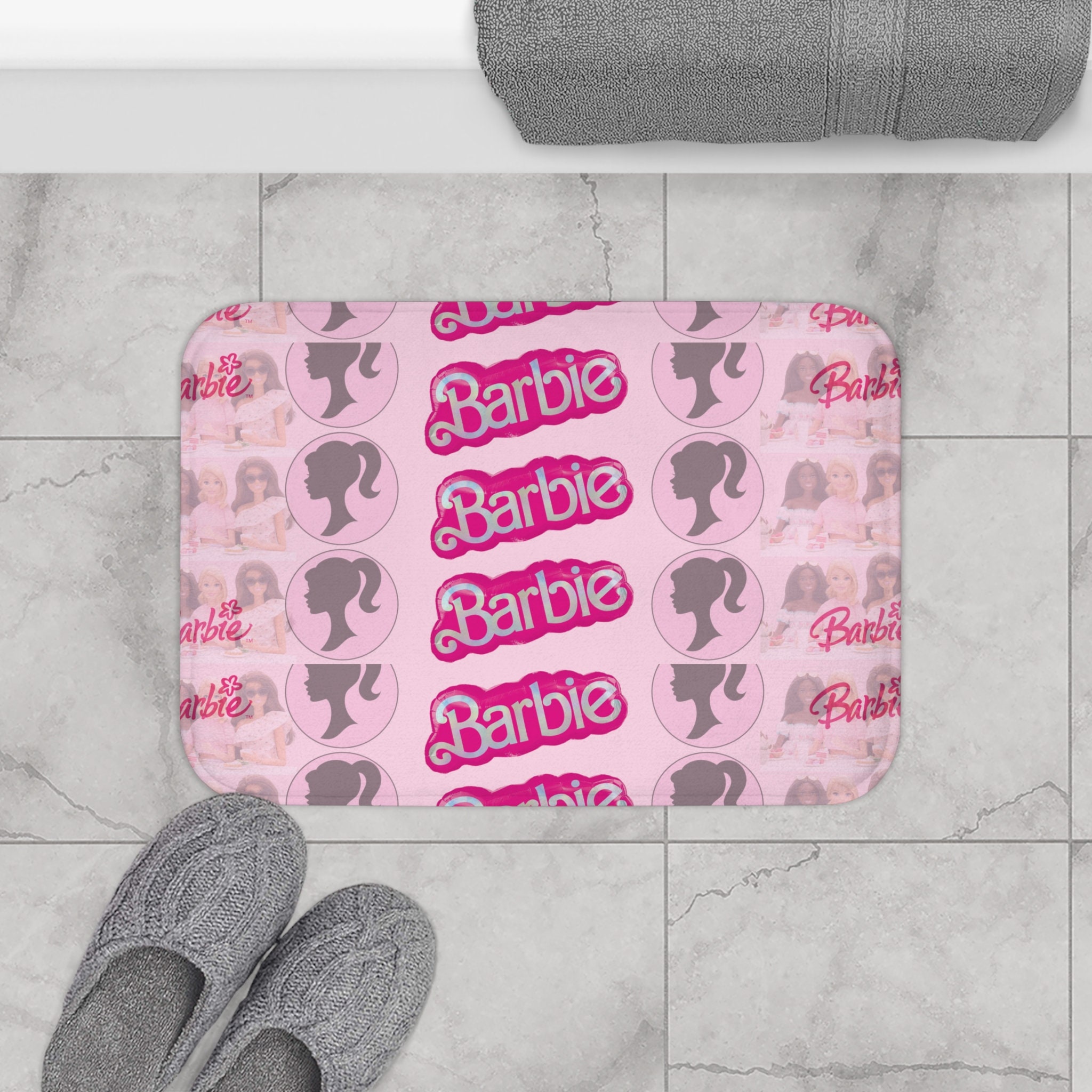 Barbie Bath Mat Etsy