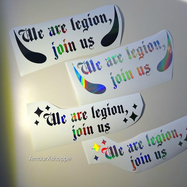 We are legion inspired  Gho inspired decal