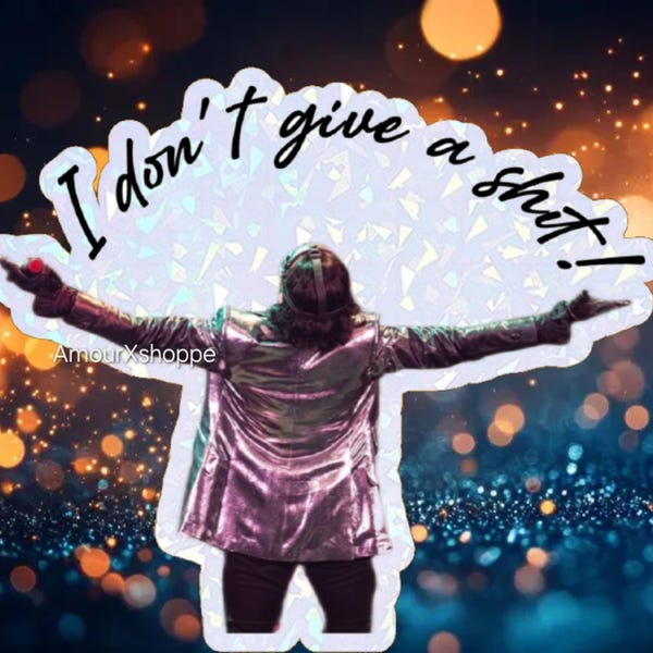 inspired tobi stickers don't give a shit