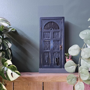 LUCARNE, small door, key ring, fairy door, fairy&#39;s garden