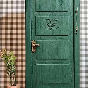 NÉMO, key ring, fairy door, miniature door, handmade door