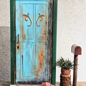 Fall decoration - Fall fairy house - magical gifts - Fairy door - door decor