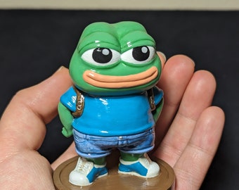 Peepo Preschooler Pepe Frog Friend Desk Pal