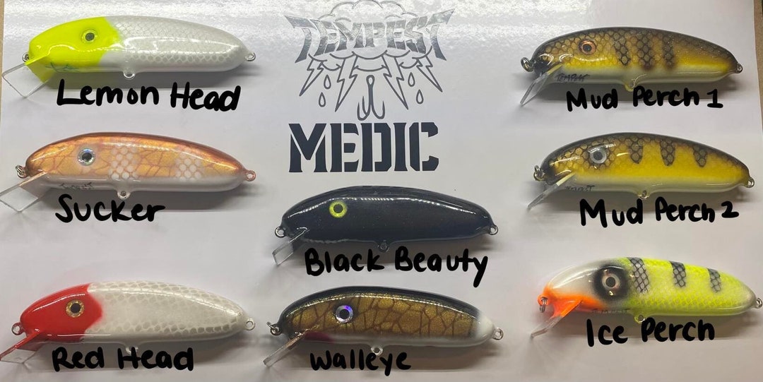 Handmade Musky Lures 6 Inch Crank Short Lip Etsy