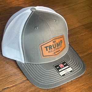 Trump Bulletproof Trucker Hat  / Trump Hat Gift for Men / Trump 2024 Republican Richardson 112 / Trump Supporter Conservative